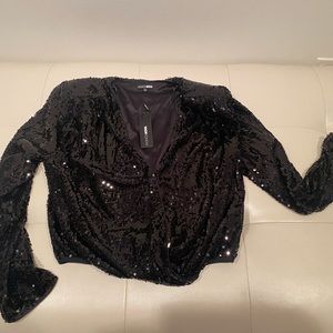 Brand New, Sequin Blouse, Size XL